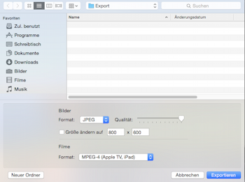 nessViewer Medienschau-Export